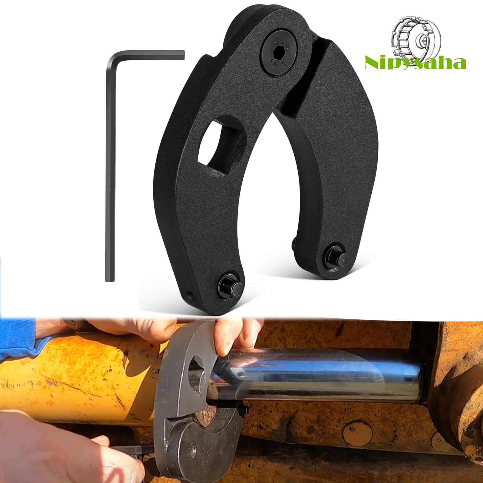 Fully Adjustable Gland Nut Wrench Fits for Farm and Construction Equipment 1266