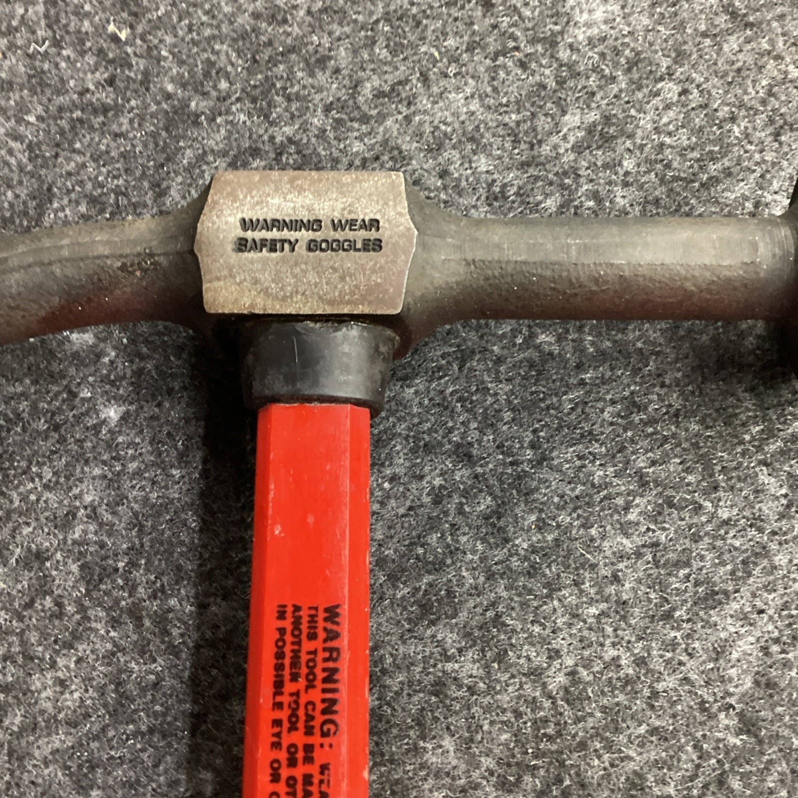 Snap On USA Long Fiberglass Handle Door Panel Auto Body Hammer BF632A