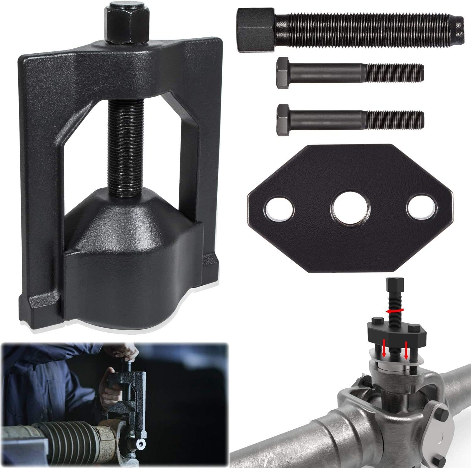Heavy Duty 10102 U Joint Puller Class 6-8 with 5192 Bearing Cup Installer Tool