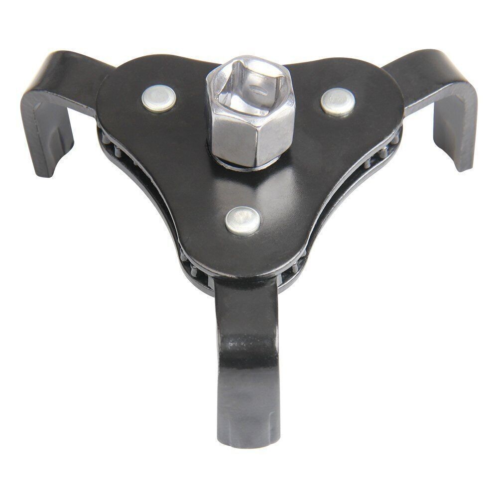 Universal 2 Way 3 Jaw Oil Filter Wrench Removal Tool Fully Adjustable Heavy Duty