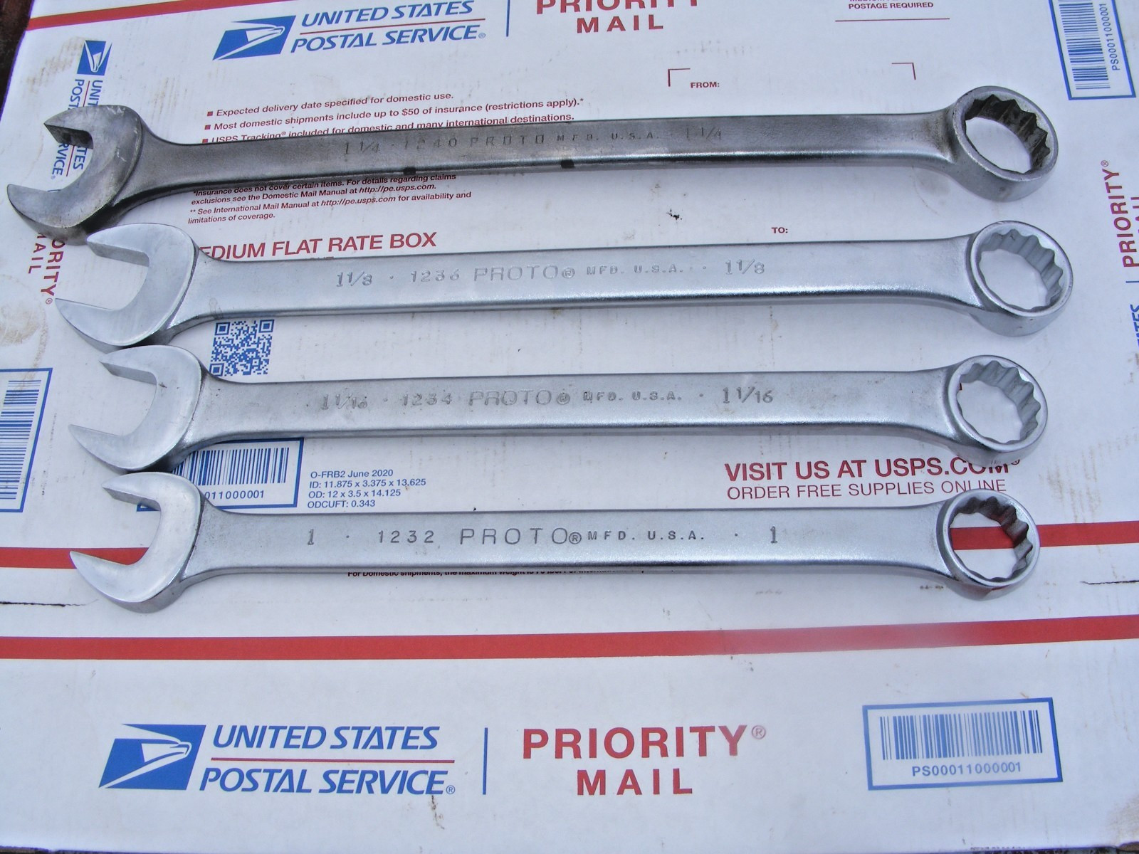 PROTO USA COMBINATION WRENCH SET