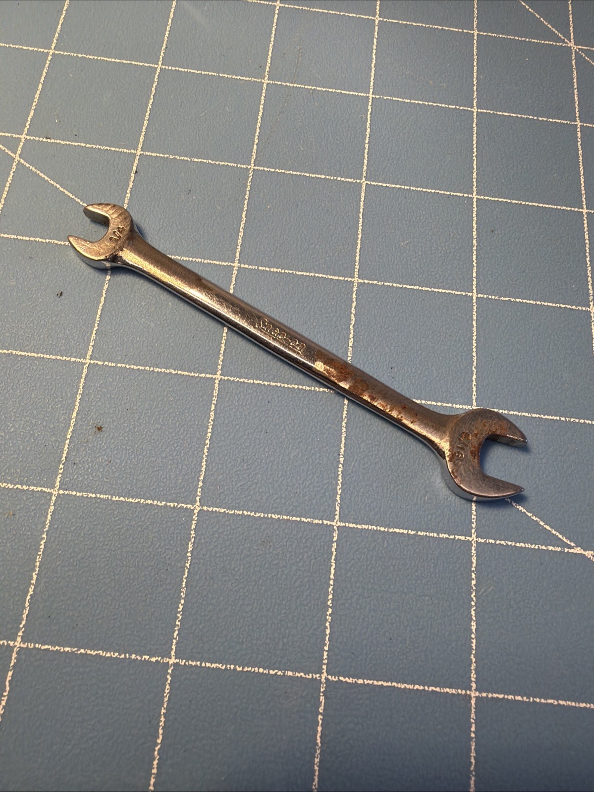 Snap On VO810 Double Open End Chrome Wrench 1/4” x 5/16”