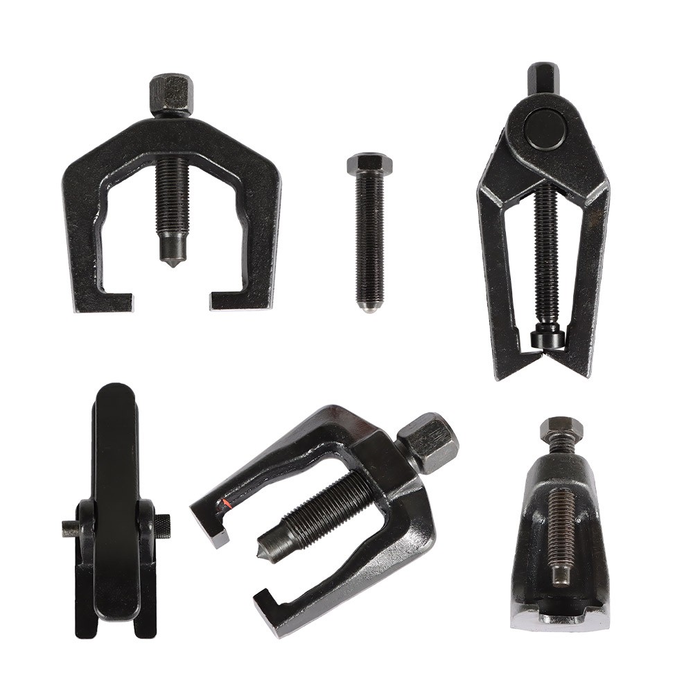 6pcs Front E 5-In-1 Ball Joint Splitter Pitman Arm Puller Tie Rod End Tool Kit