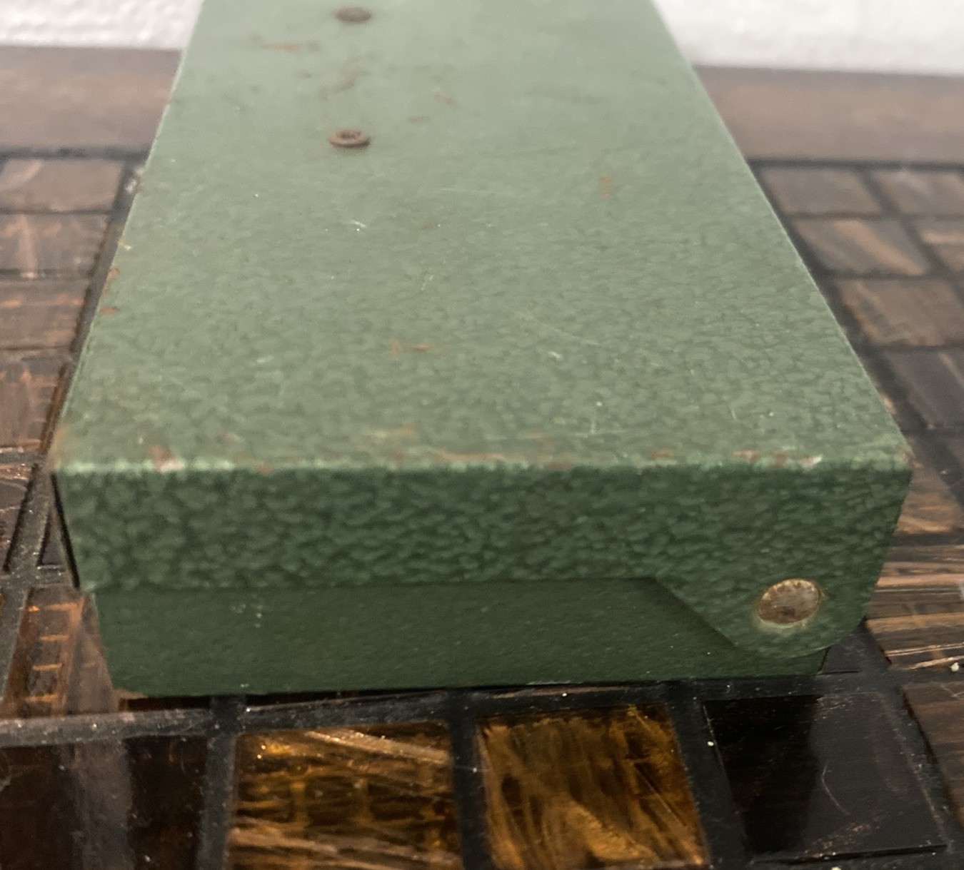 Vintage S-K Tools 1/4” Drive Metal Case Made in USA Chicago IL 7”x2 13/16×1 1/8”