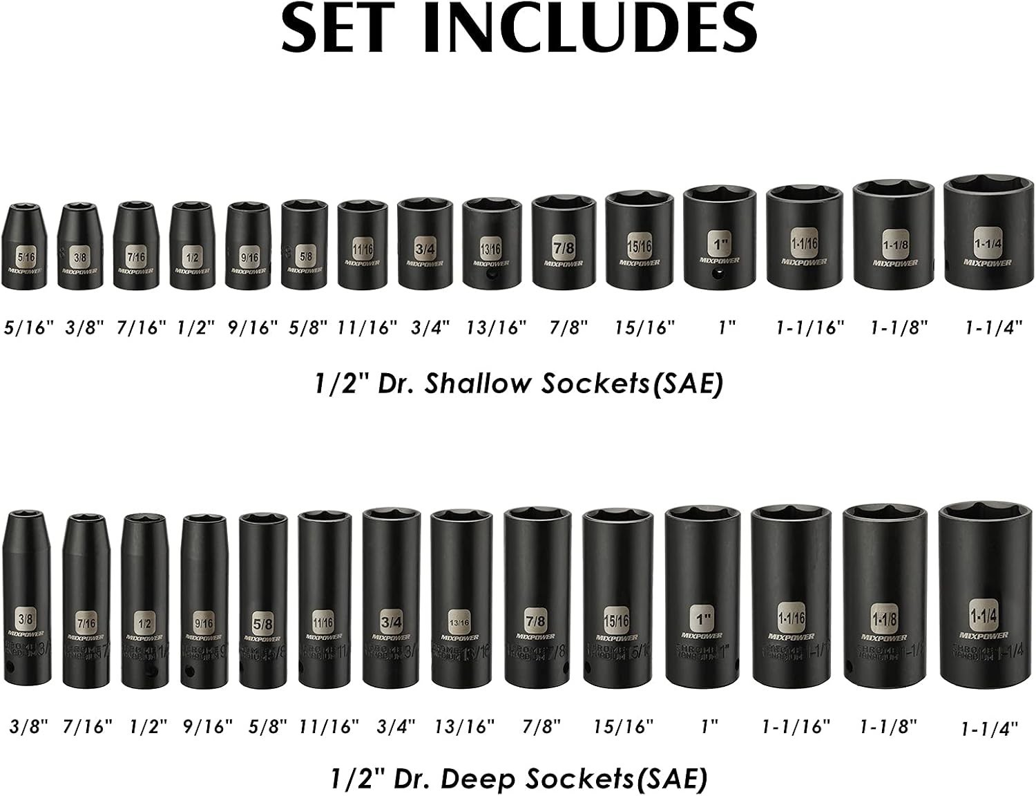 Durable 70-Piece Impact Socket Set with High-Torque Design – Quality Guaranteed