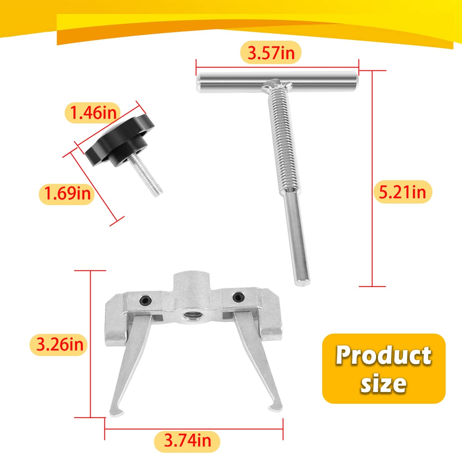660040-1 Impeller Puller Removal for Impellers 2-1/4″ to 2-9/16″ Jabsco Pump