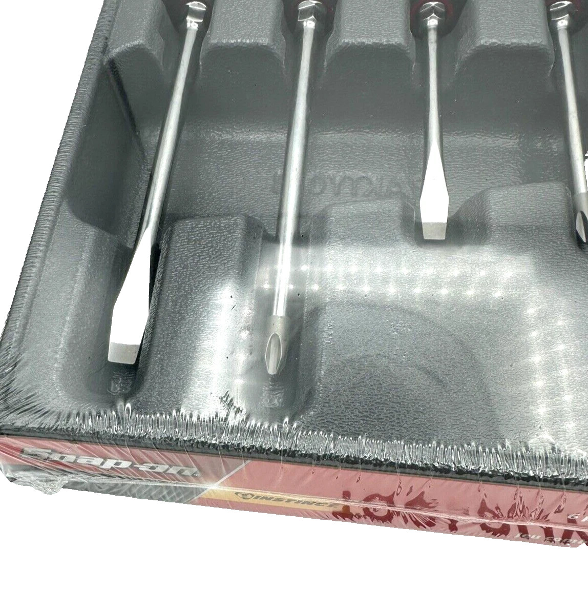 Snap-on Tools 6pc POWER BLUE Soft Grip Combination Screwdriver Set SGDX60BMB NEW