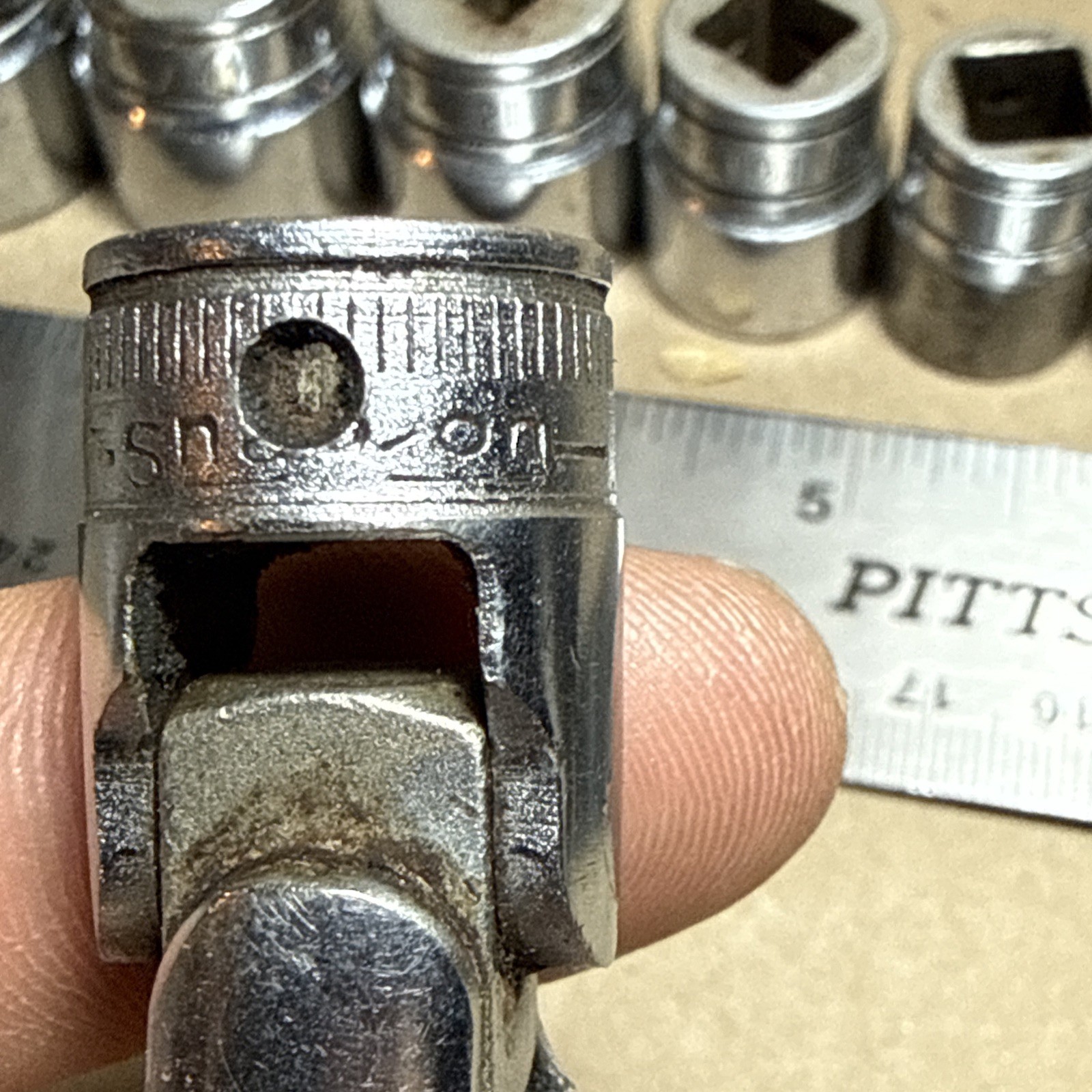 Lot 9 Snap On Sockets 3/8″ Drive Plus Swivel F-281 Through F-141,FS-101