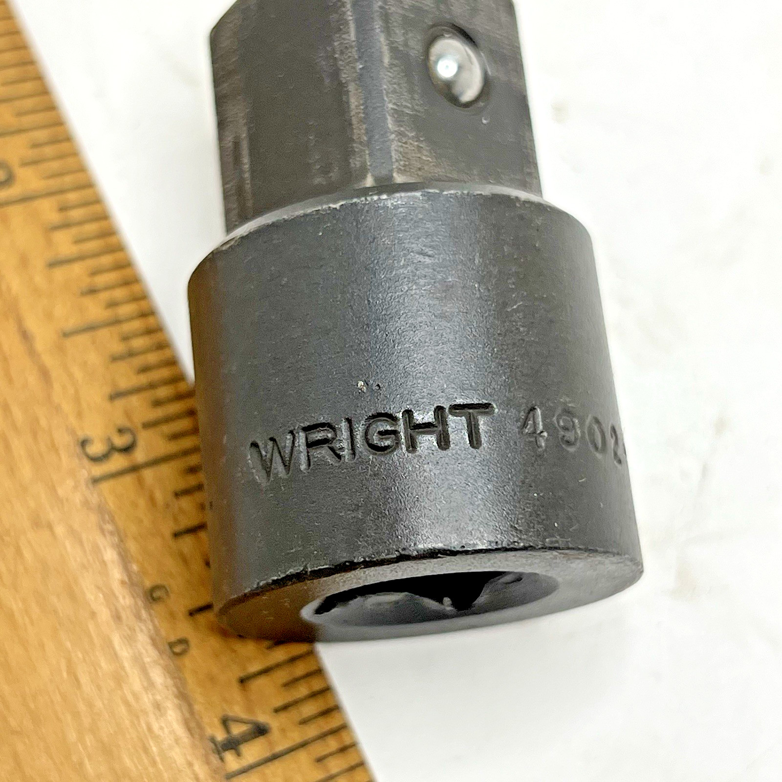 Wright Tools 4902 1/2″ Female to 3/4″ Male Impact Socket Adapter Ball Lock (USA)