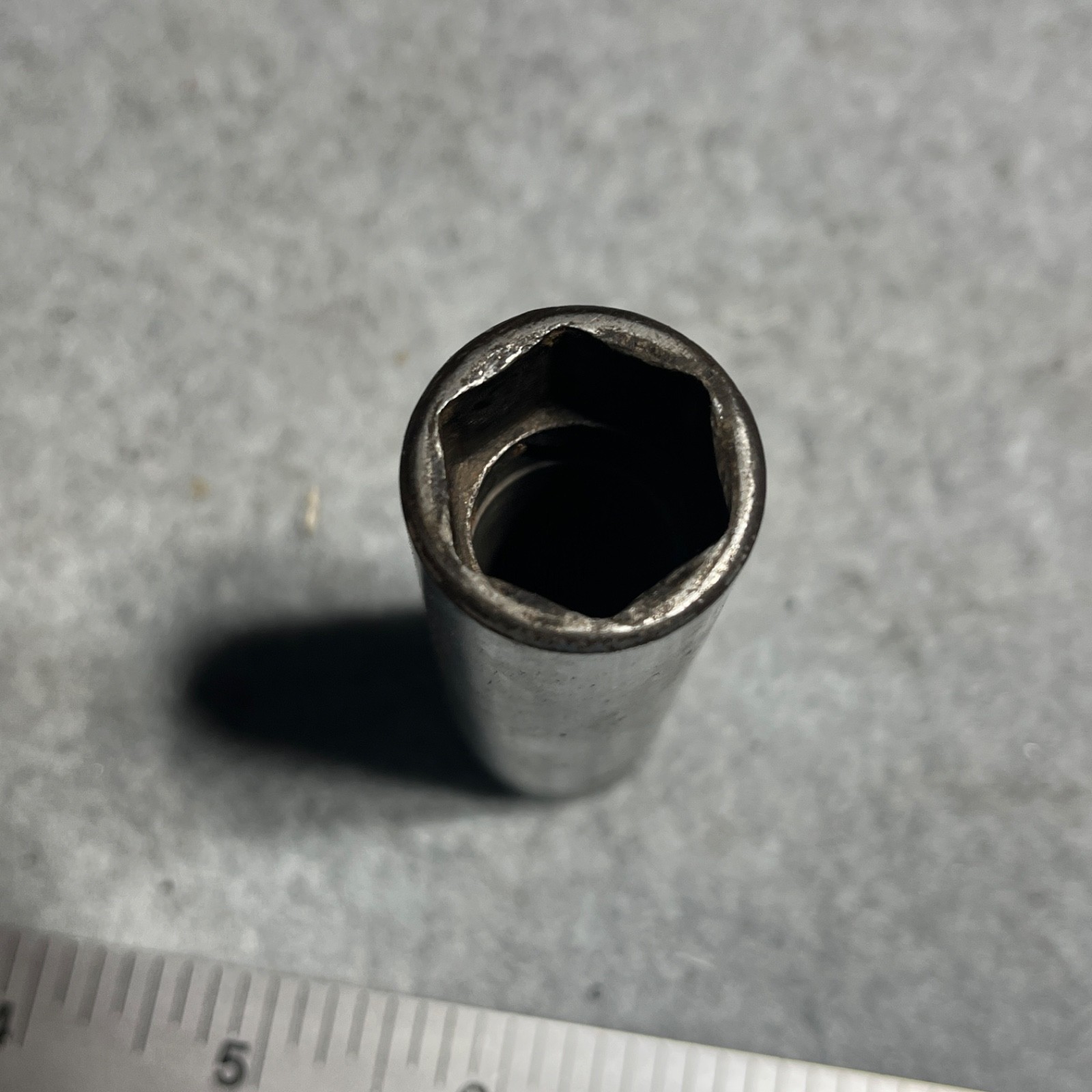 Snap-On 11/16” TS 221, 6 Point 1/2″ Drive Deep Socket USA