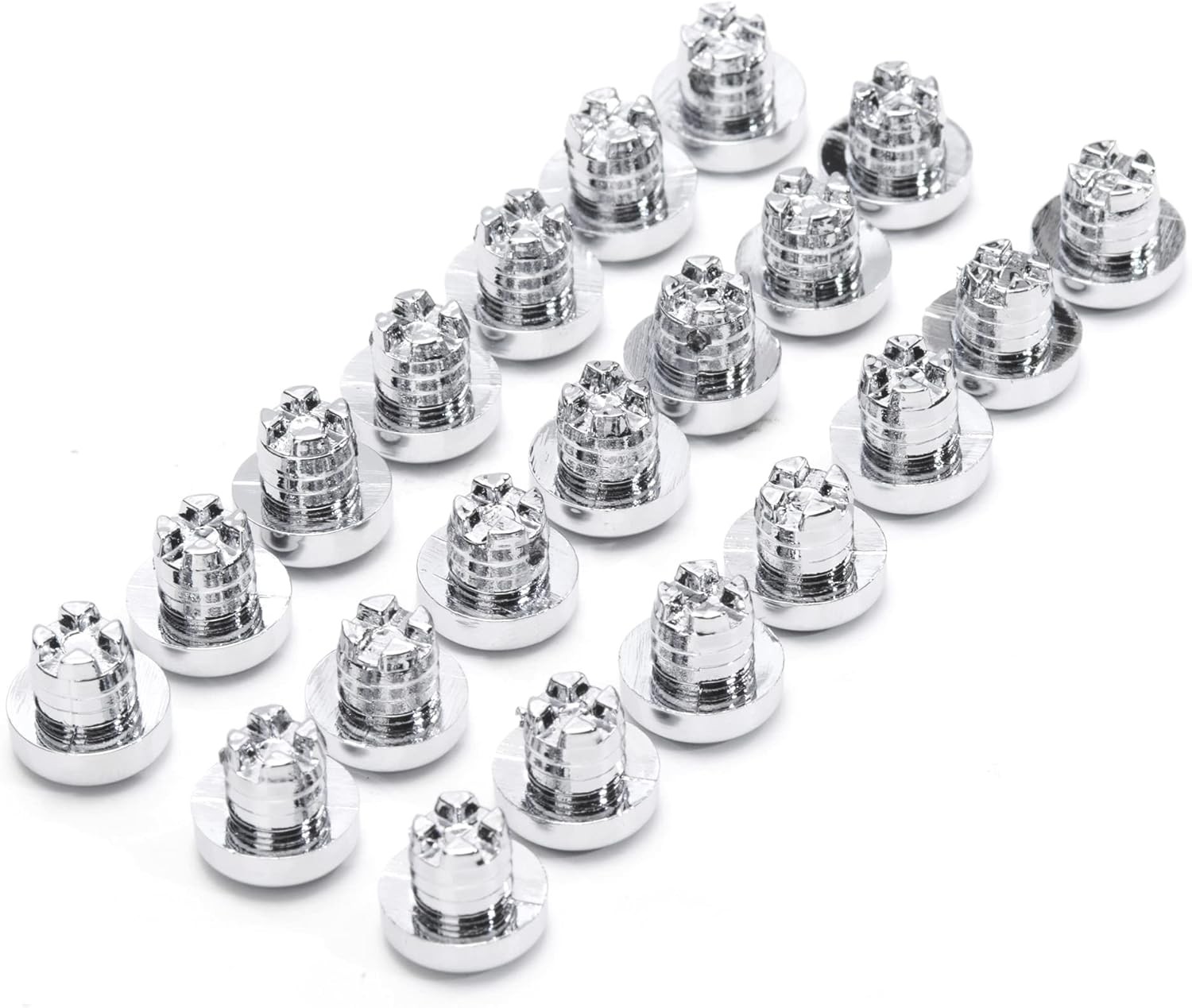 RTRHINOTUNING 50PCS Wheel Rim Lip Rivets Nuts of 7.5mm/0.3in Hole…