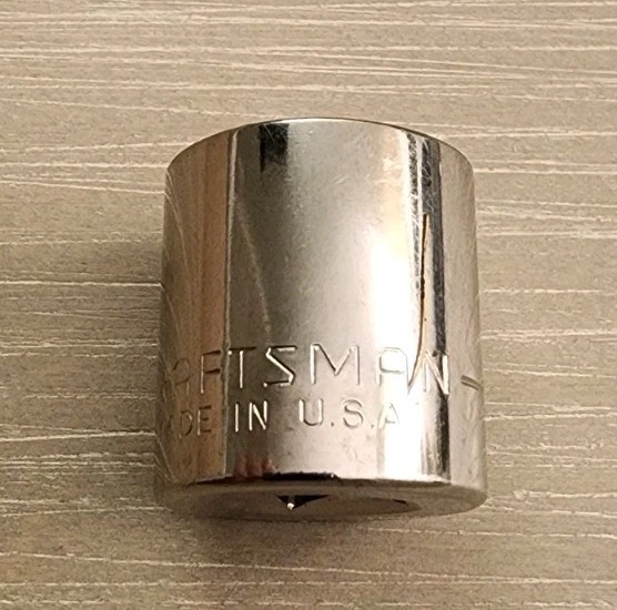 Craftsman USA 11/16″ Socket 12 Point 3/8″ Drive Inverted G 44336