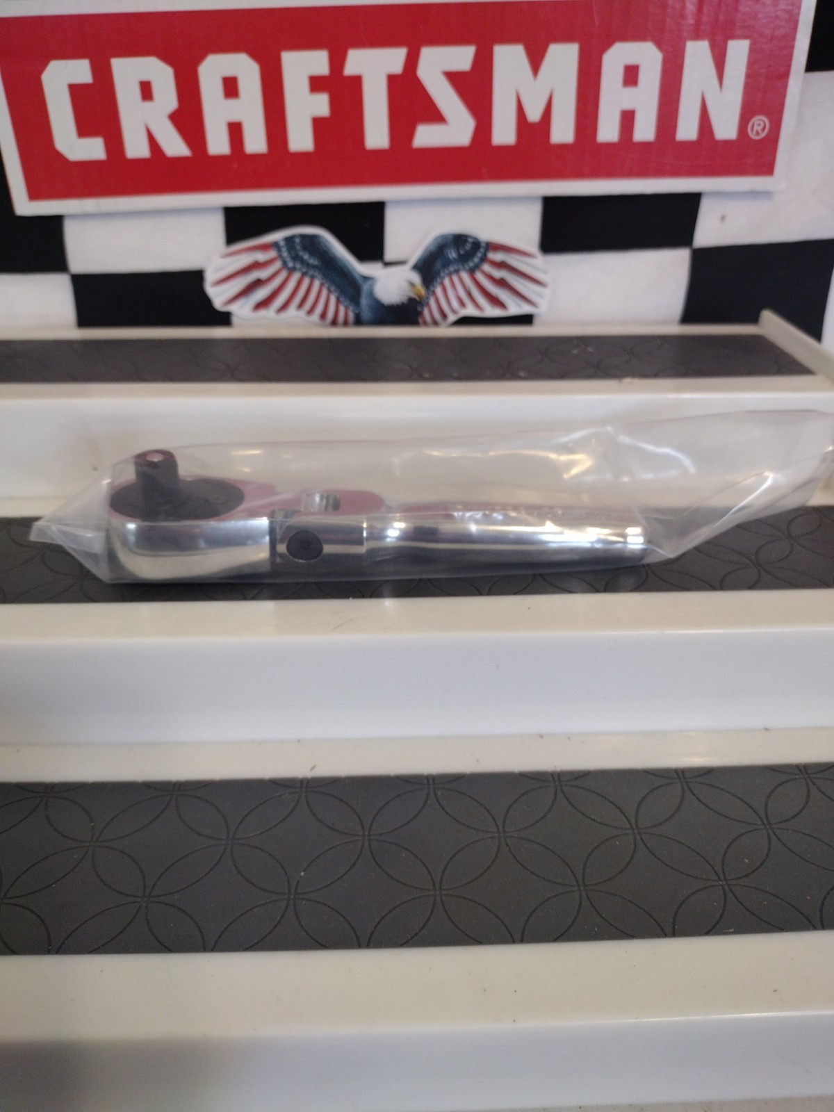 Craftsman 72-Tooth 3/8-in Drive Full Polish Handle Flexible Head Ratchet 99425
