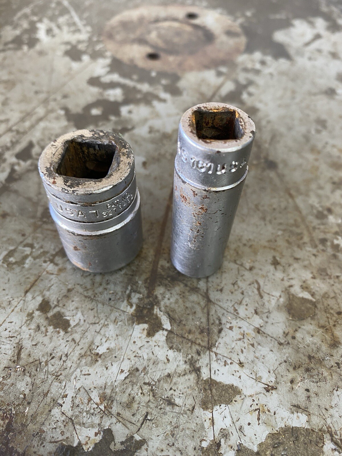 2 Snap On Underlined Logo Sockets 3/4” TW-241 And FVS-161 1/2”