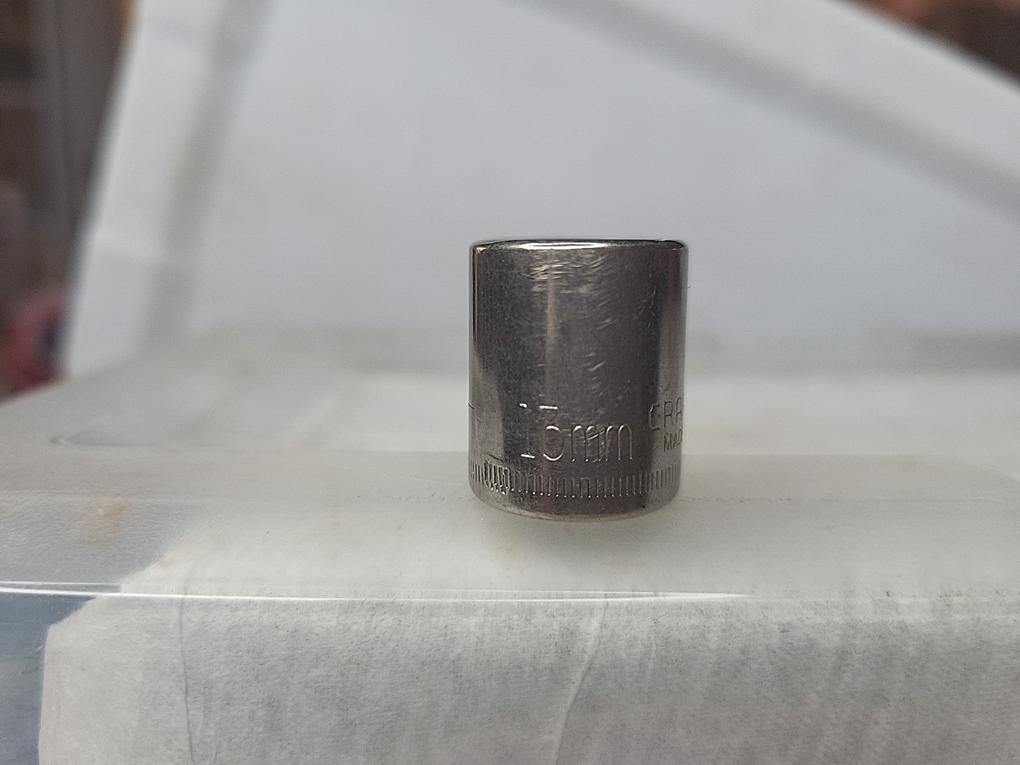 Craftsman, Invrtd G 43514, 13mm Metric Socket 1/4″ Drive, 6 Point, USA