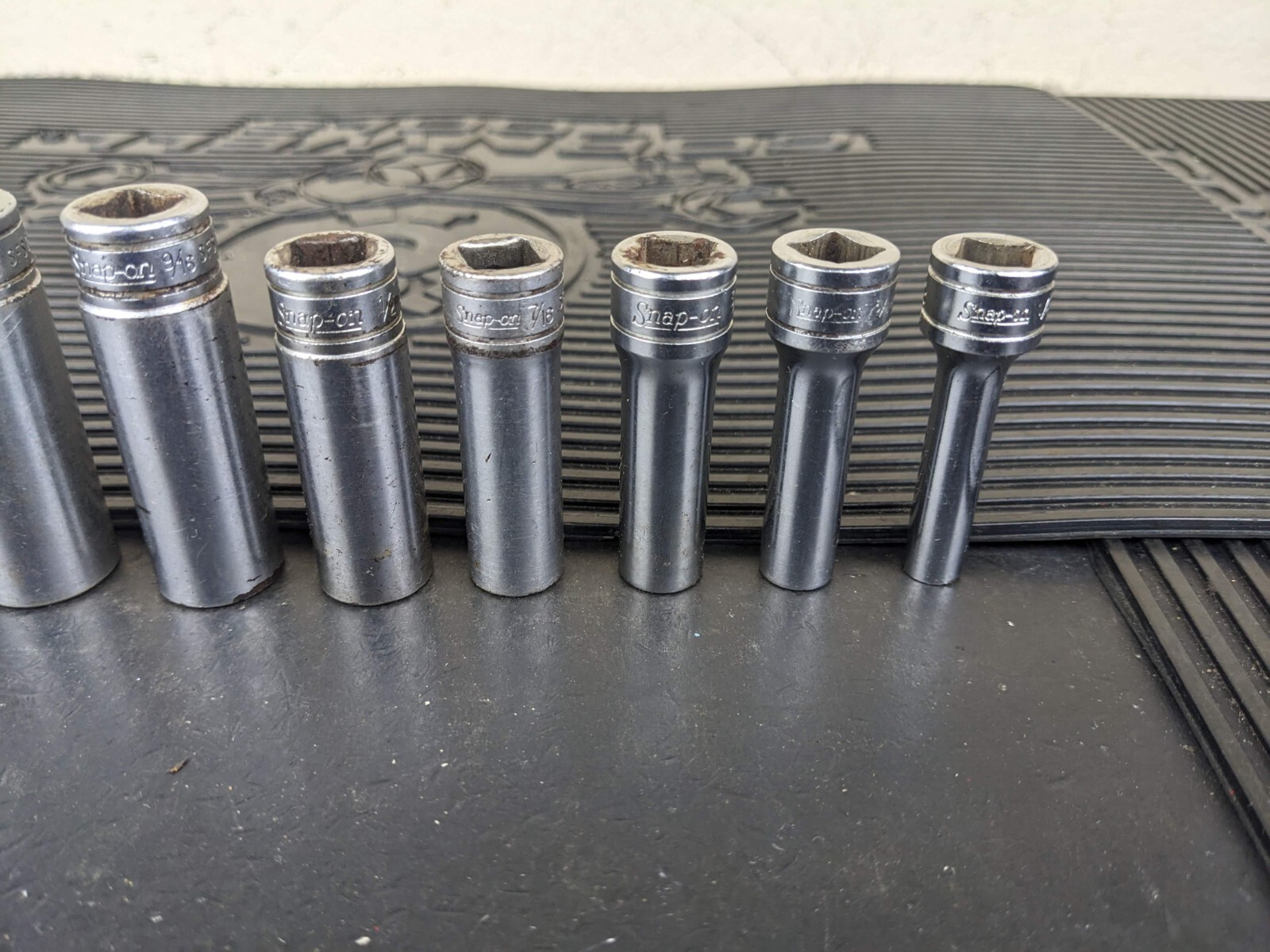 #bg234 Snap on Tools 211SFSY 3/8″ Drive Deep Chrome Socket Set Socket Set
