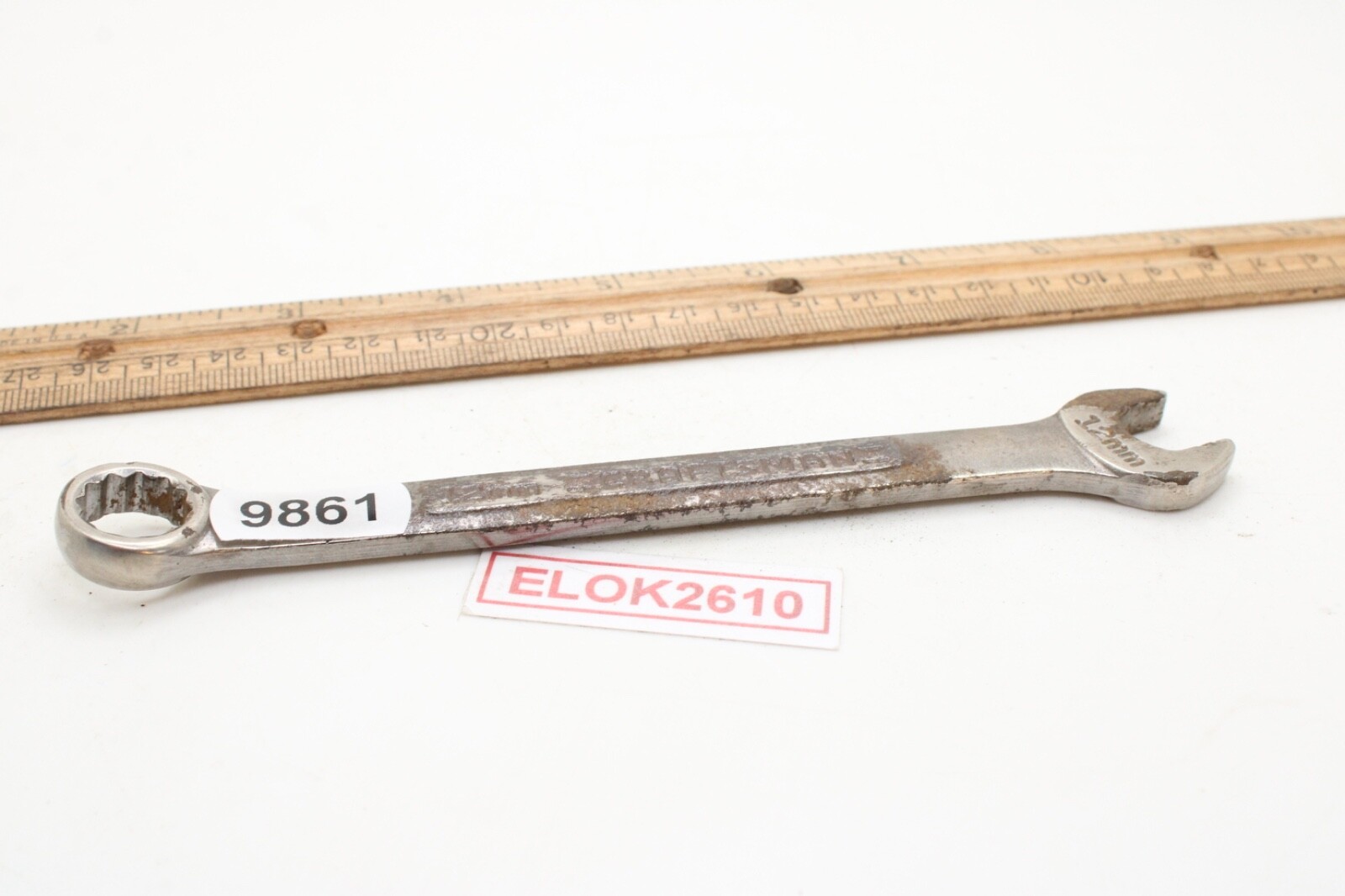 Craftsman -V^-42916 12mm 12 Point Metric Combination Wrench USA