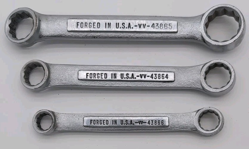 Craftsman USA 3 Piece Stubby Double End SAE Wrench Set – VV/ Made In USA