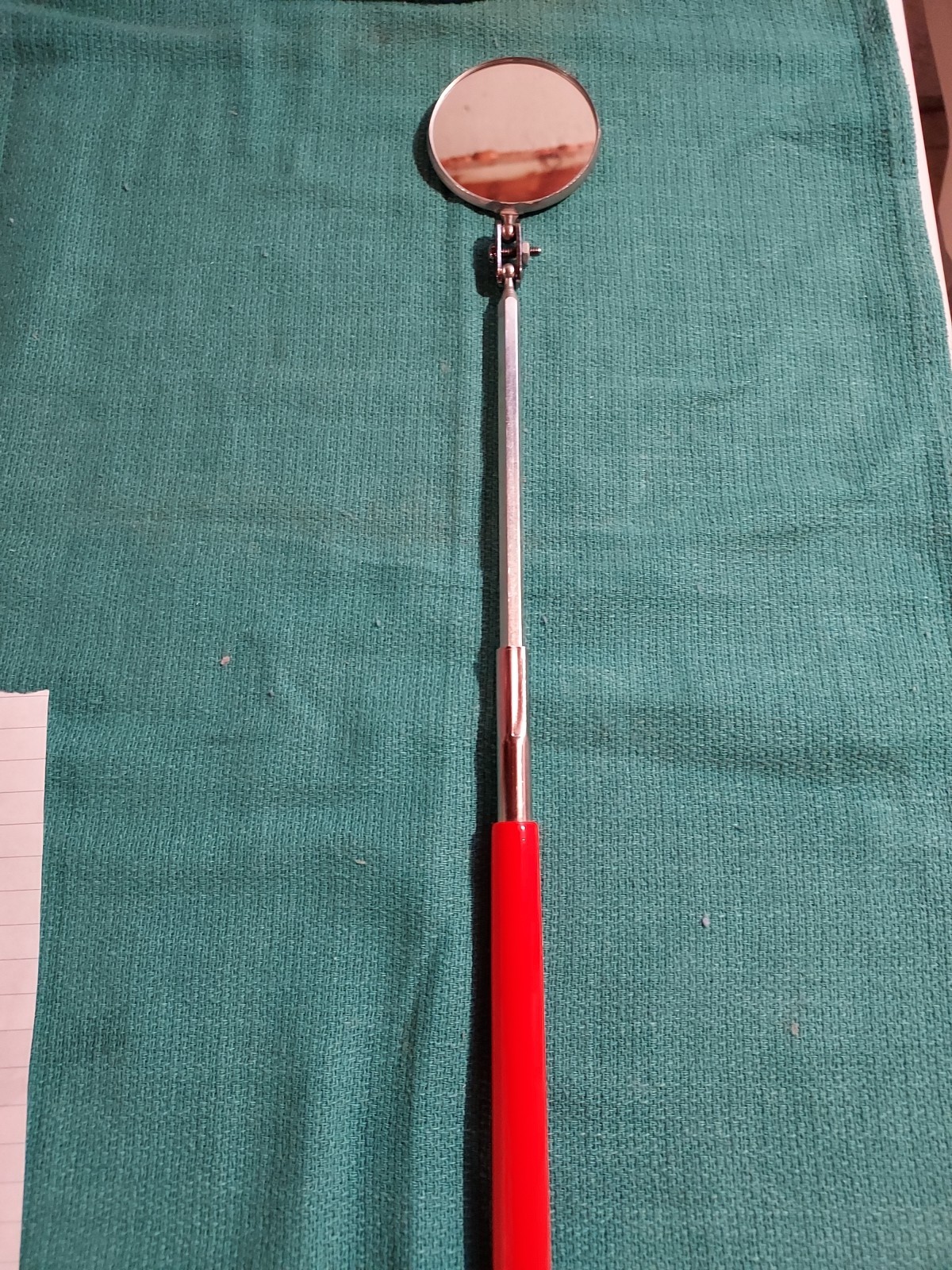 Inspection Mirror By Craftsman, 2″, New, USA, 14″ Long
