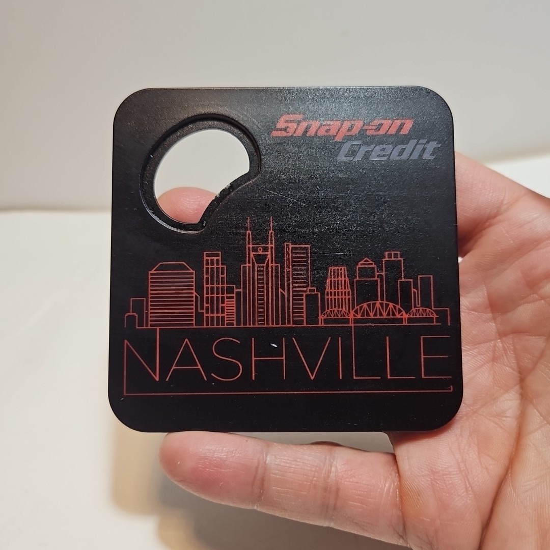 Snap-on Tools Magnetic Can Koozie And Nashville Magnetic Bottle Opener / Coaster
