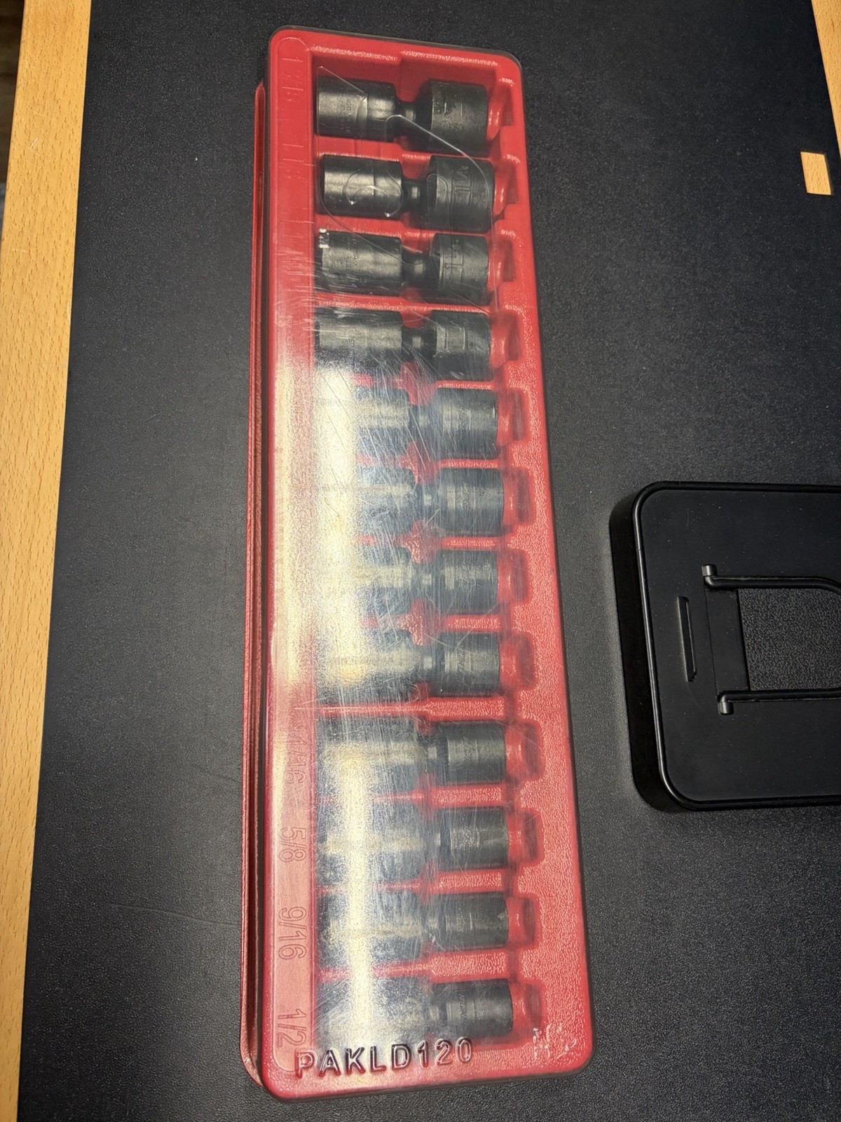 Snap On 12 pc 1/2″ SAE Shallow Swivel Impact Socket Set (1/2–1-3/16″) 312IPL