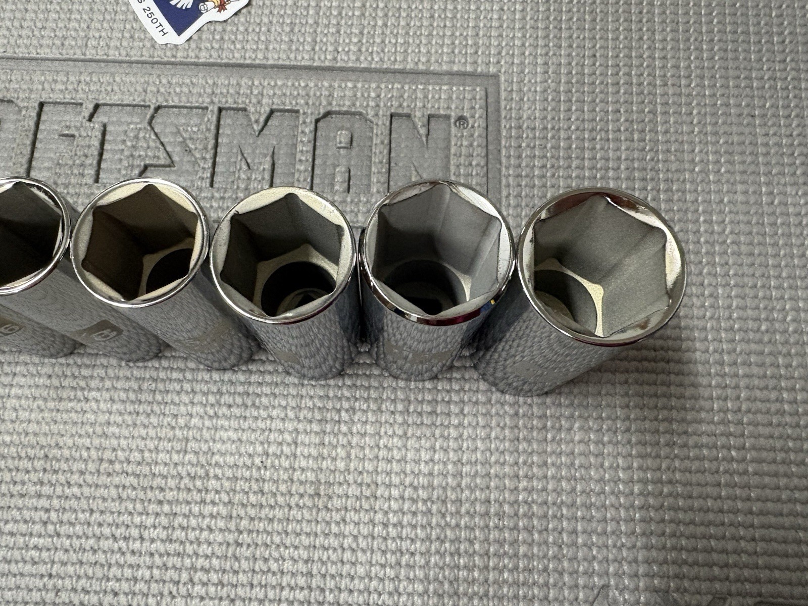 Sears Craftsman USA 11pc 1/2” Drive SAE Easy Read Sockets 1/2 – 1-1/8” Dual Mark
