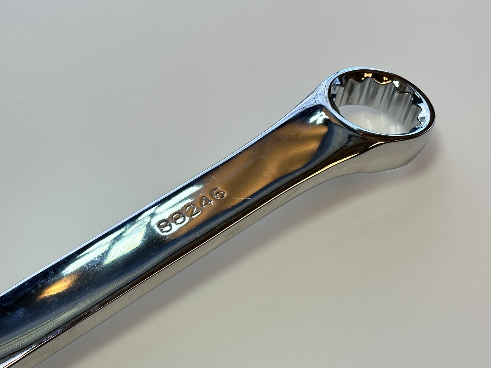 NEW SK Tools USA 88246 SAE 1-7/16″ Full Polish Combination Wrench, 12 Point, NOS