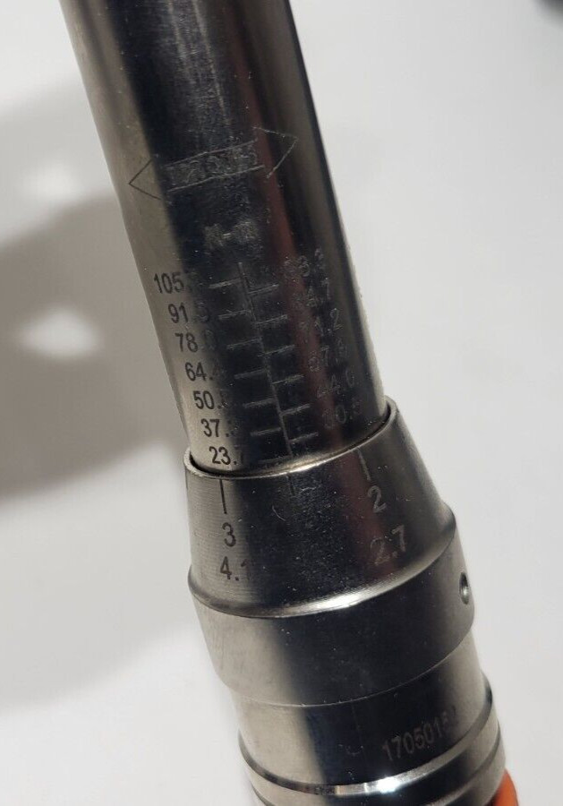 Utica CH-75F Micrometer Adjustable ”B” Size Torque Wrench