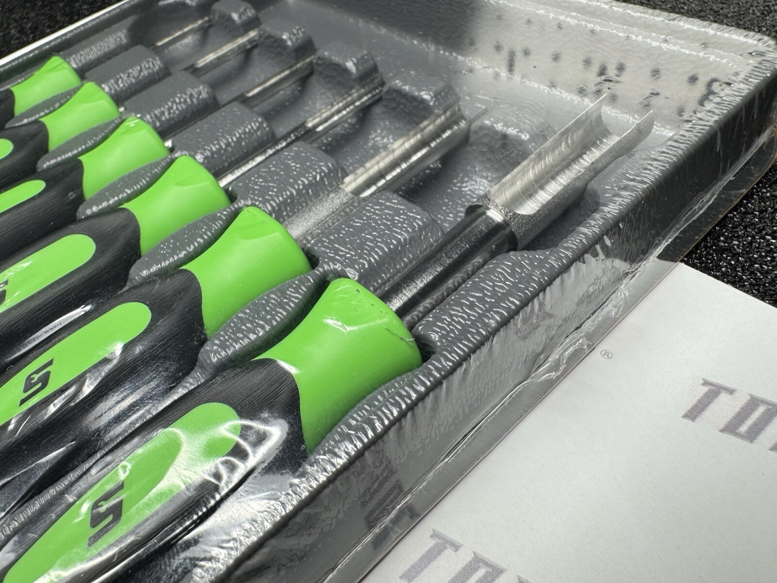 Snap-on Tools USA NEW 6-Piece GREEN Soft Grip Terminal Tool Kit SGDTT106