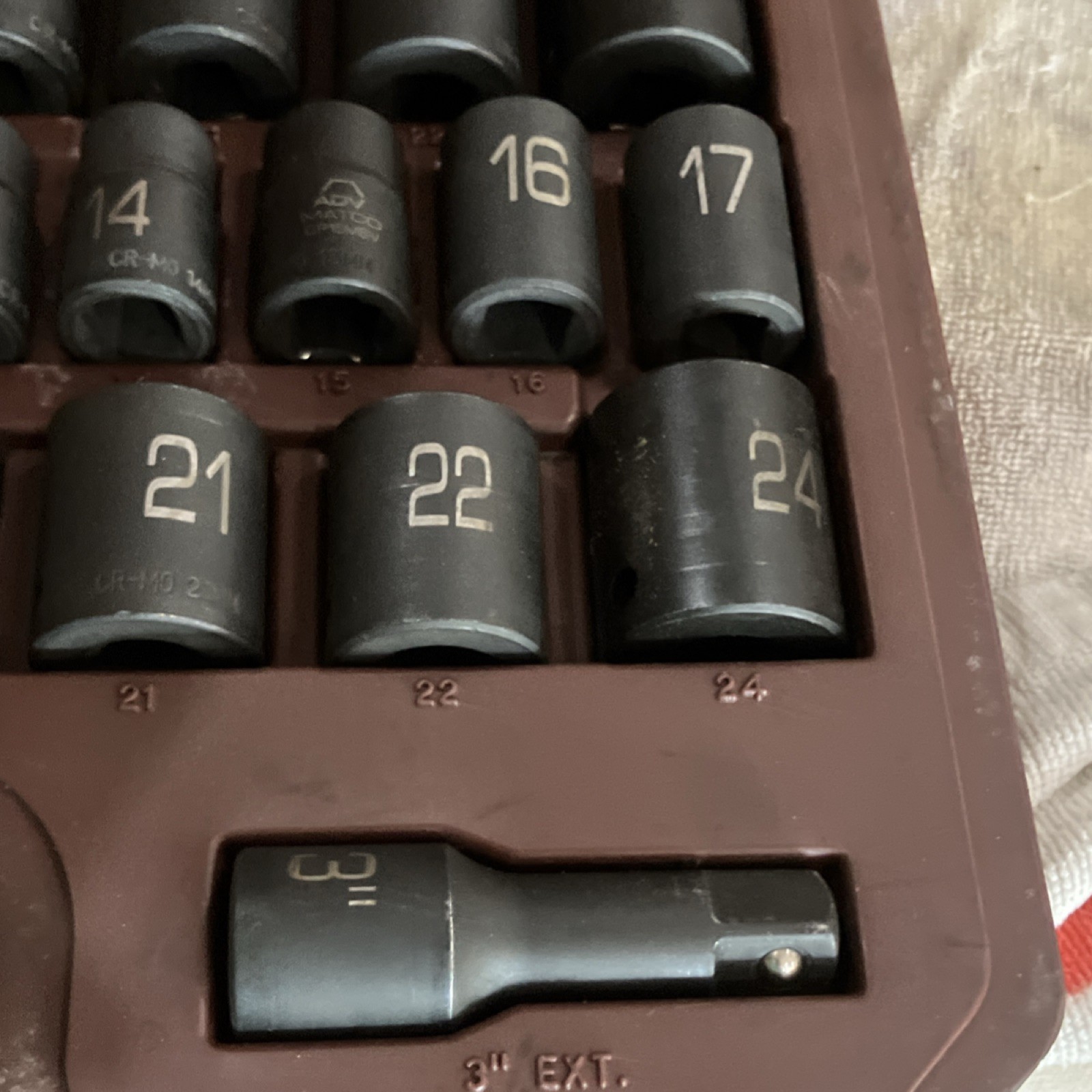Matco Tools 30pc 1/2″ Drive Metric 6pt ADV Standard/Deep Impact Set SCPM306V
