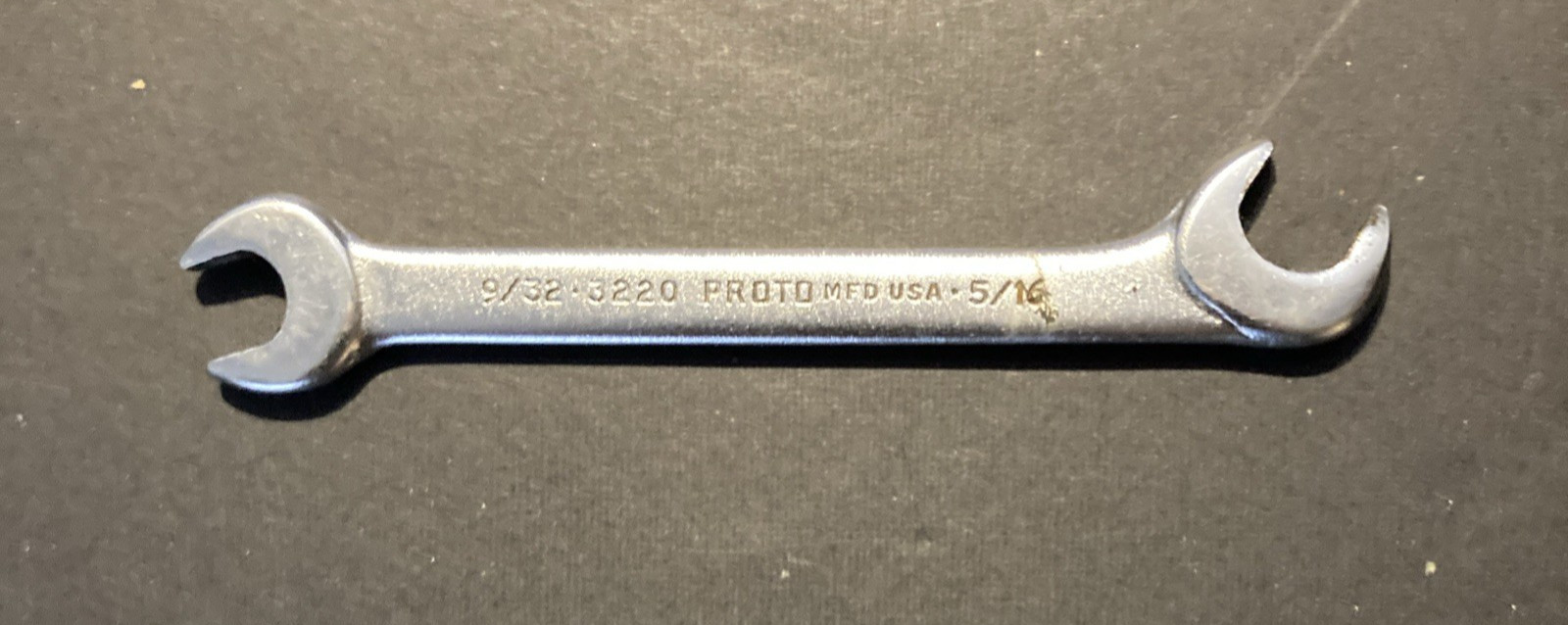 Proto Open Ended Wrench 9/32 to 5/16″ 3220 Stainless Steel 3018 NOS Ignition