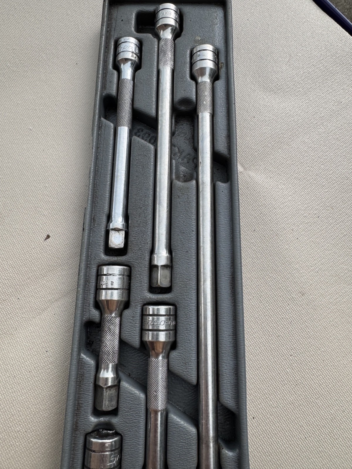 Snap On 206AFX – 6 Piece 3/8″ Drive Knurled Extension Set