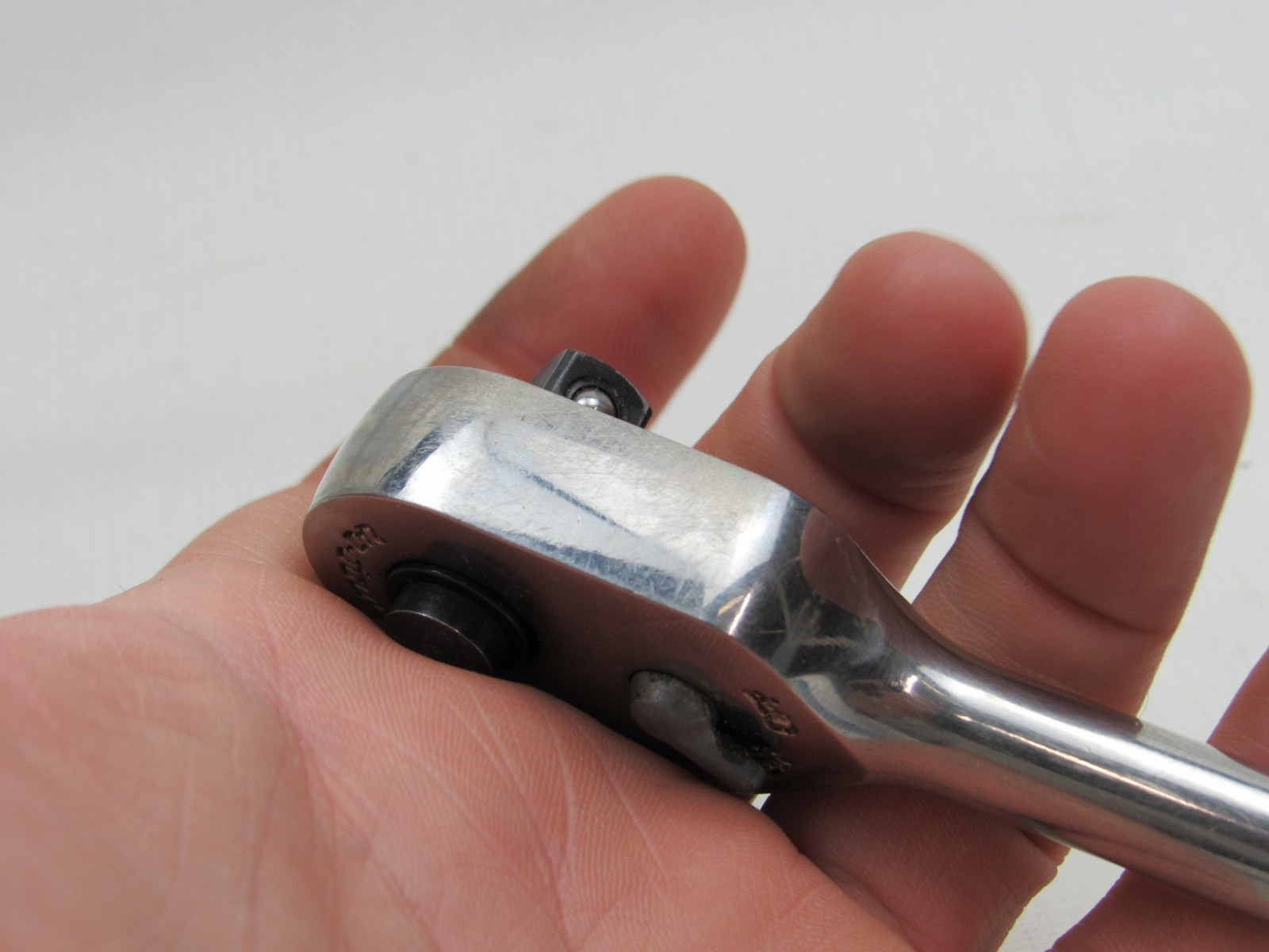 Snap-on 3/8″ Drive Chrome Quick Release Ratchet Dual 80 FR80