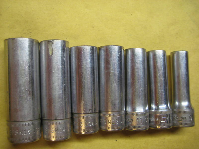 Snap-On 6-Pt Dp Metric / Non-Metric Sockets Priced to S