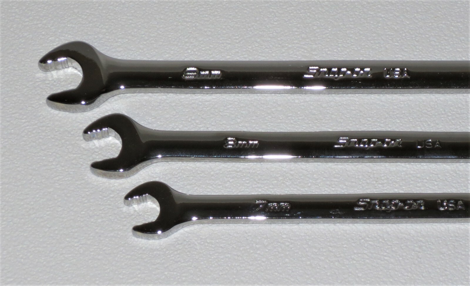 *NEW* Snap-on METRIC Add-on Wrench Set 7, 8 & 9mm Combination Flank Drive PLUS
