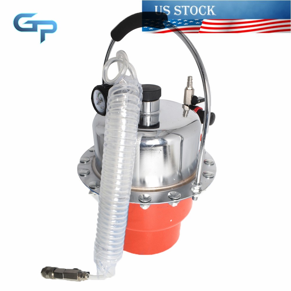 5L Pneumatic Air Pressure Kit Brake & Clutch Bleeder Valve System Tool Portable