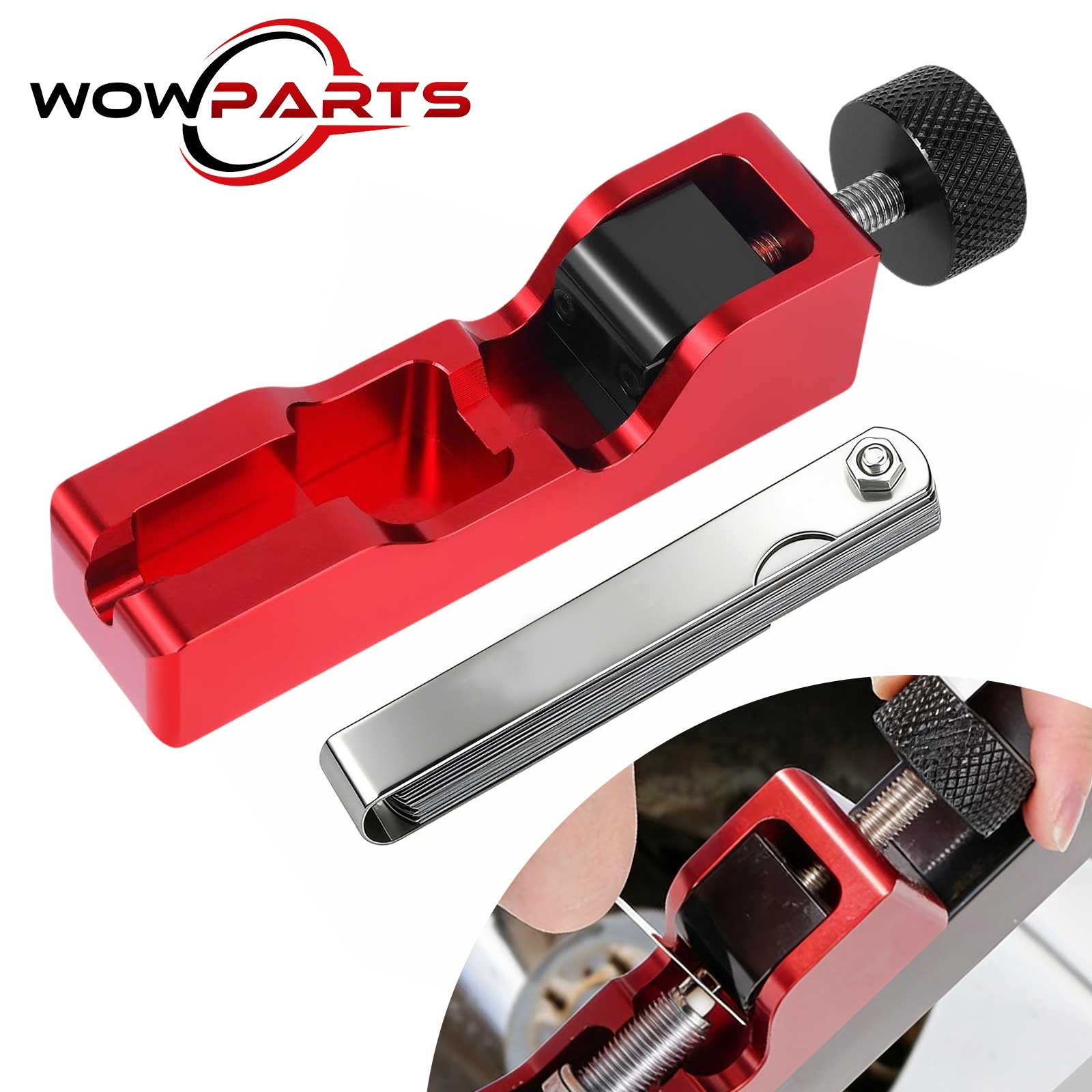 Spark Plug Gap Tool & 32 Blades Metric Feeler Gauge Gap Filler Measuring 10-16mm