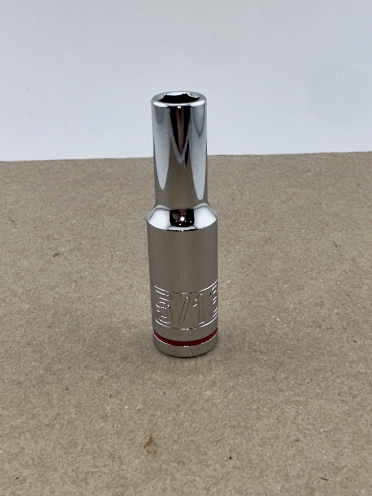 Quinn 5/16” Socket. Deep Well. 3/8″ Drive 12 Point SAE Socket. 0633