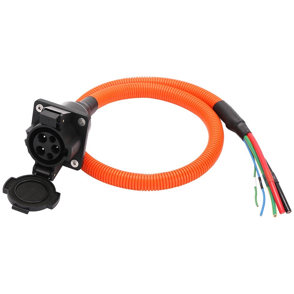 Type 1 EV Connector SAE J1772 AC Socket Single Phase 250V 50A Universal CE