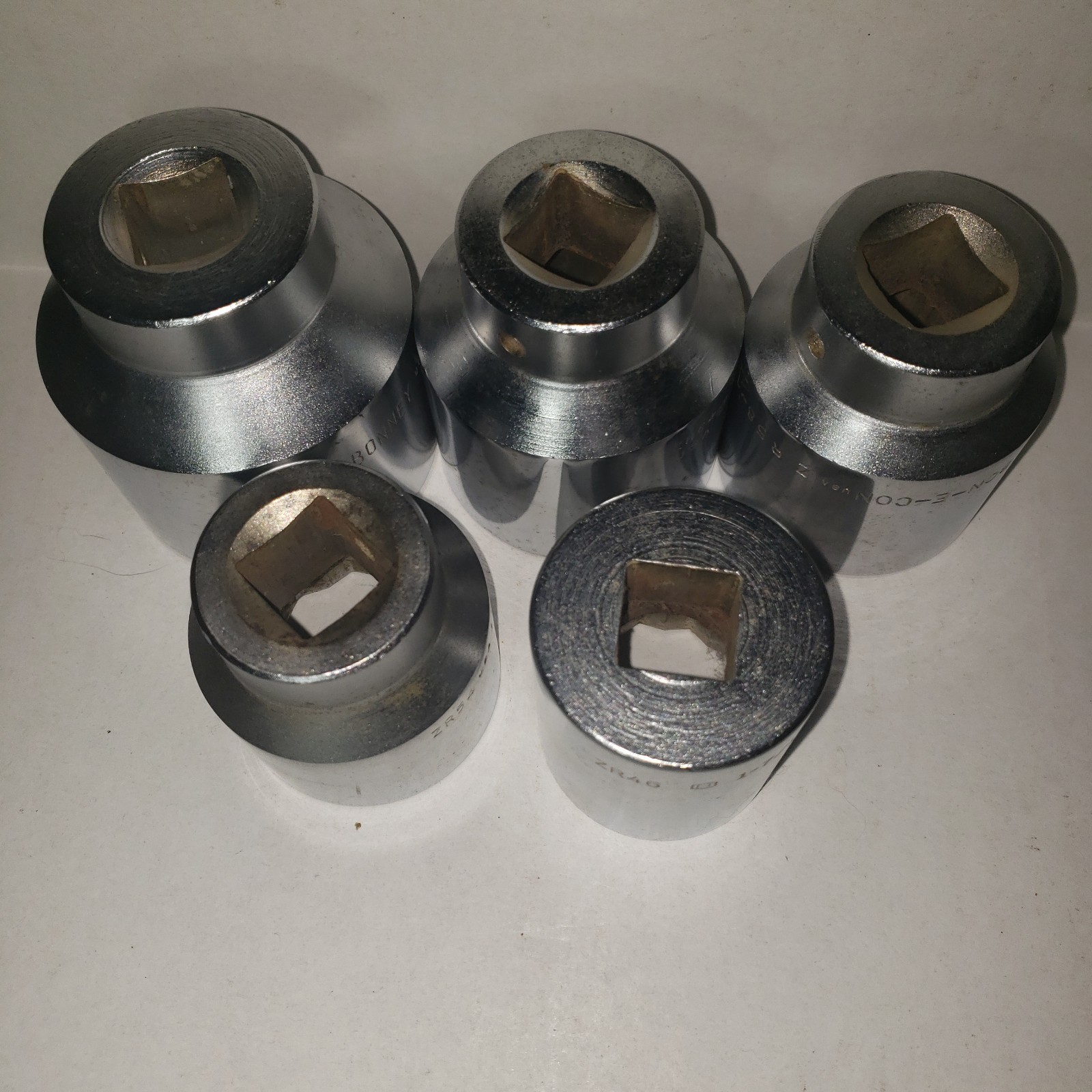 BONNEY TOOLS * 5 SOCKET 3/4″ DRIVE * 1-7/16, 1-11/16″, 1-13/16″, 2″, 2-3/16