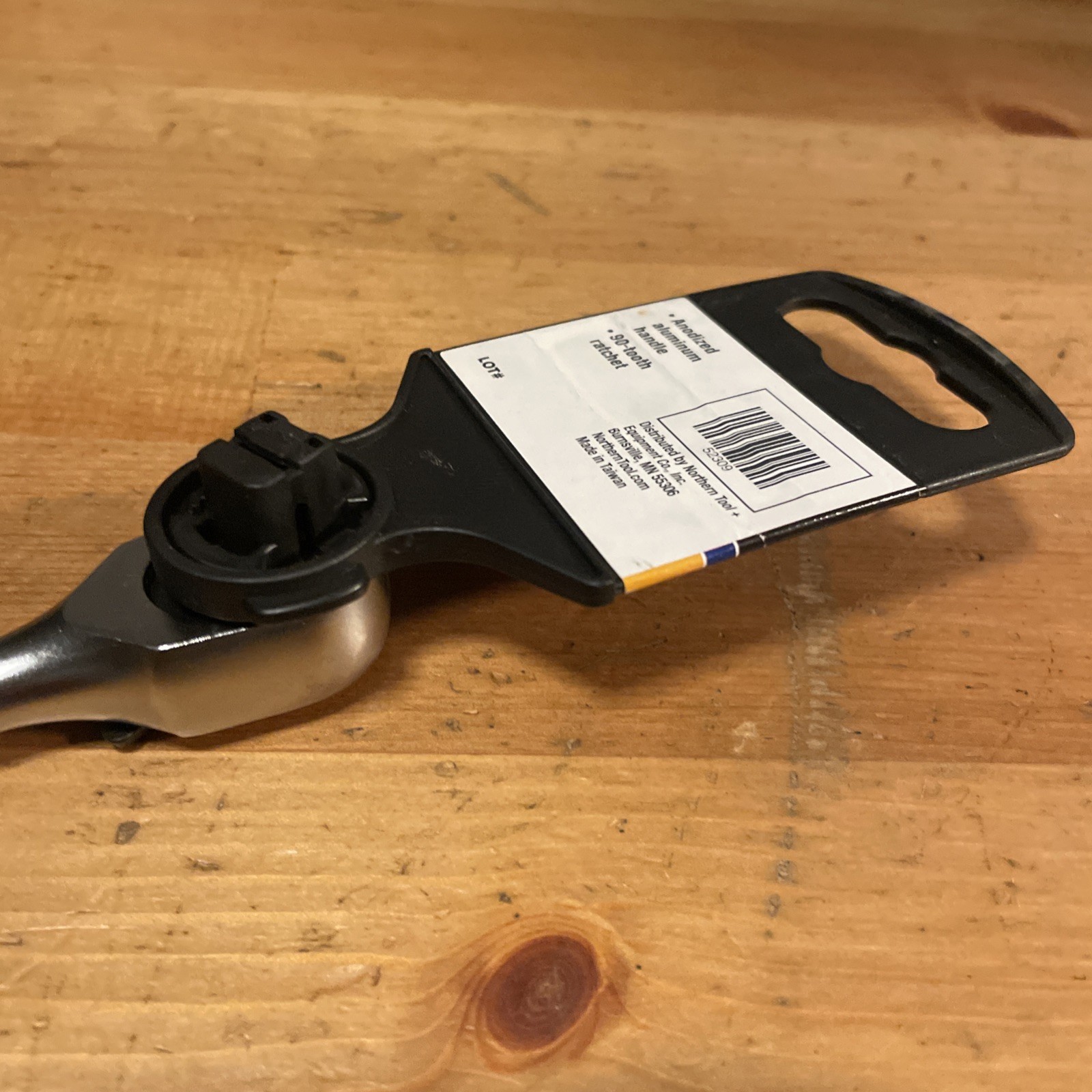 Klutch 1/4” Drive 6” Ratchet Aluminum Handle 90 Tooth 52309