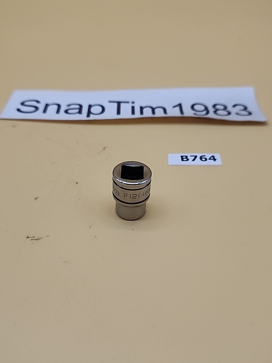 Snap-on-Tools 3/8″ Drive 3/8″ SAE Shallow 12 Point Socket F121 USA