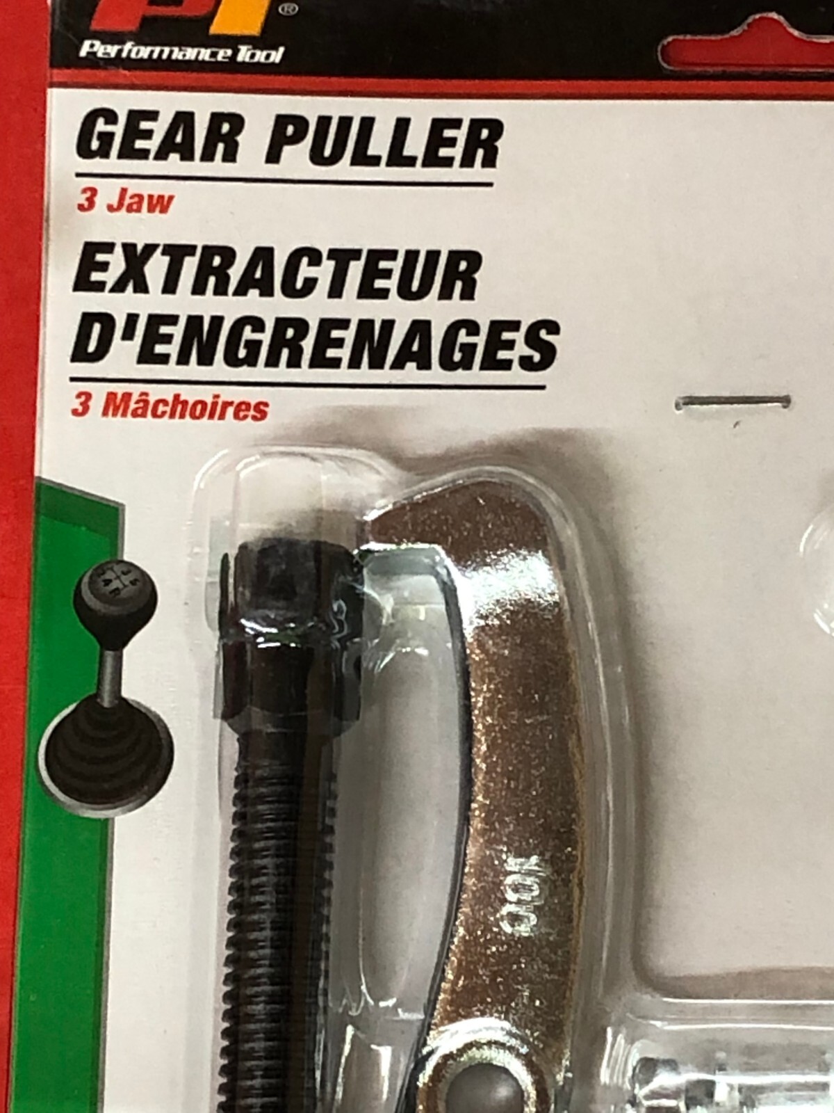 PERFORMANCE TOOL C28154 GEAR PULLER 4″ INCH REVERSIBLE 3 JAW 3-1/2″ REACH