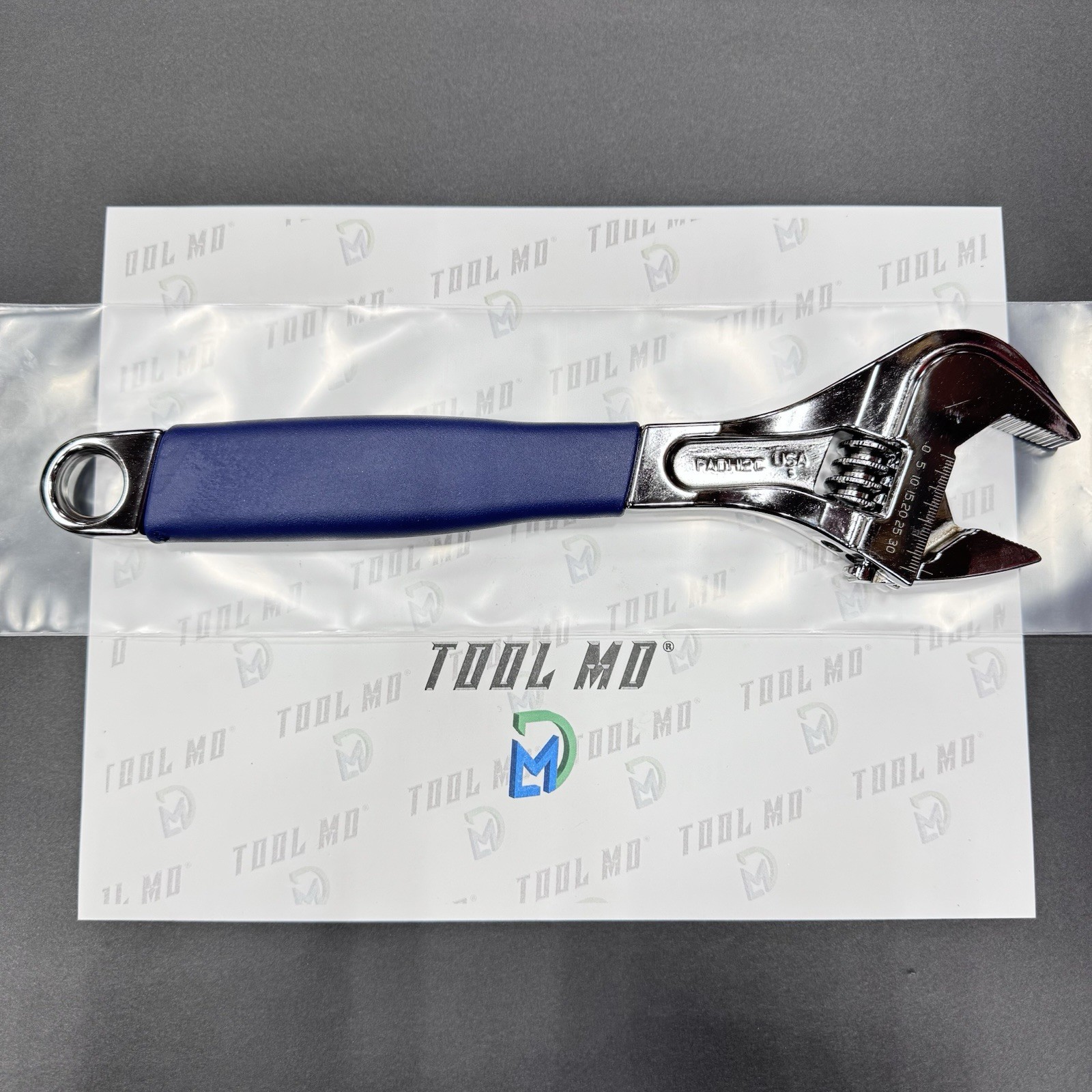 Snap-on Tools NEW 12″ POWER BLUE Flank Drive PLUS Adjustable Wrench FADH12CMB