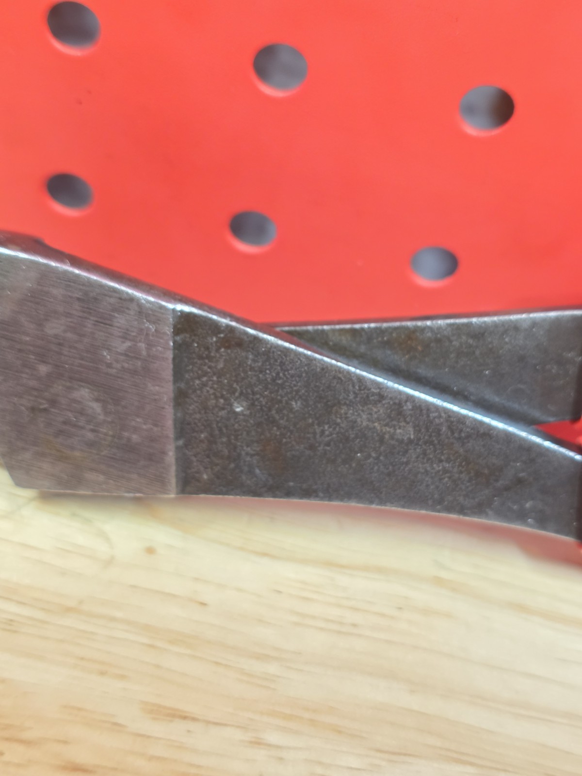 Snap-on Tools 208BCP Red Handle Rounded Nose Battery Terminal Pliers USA