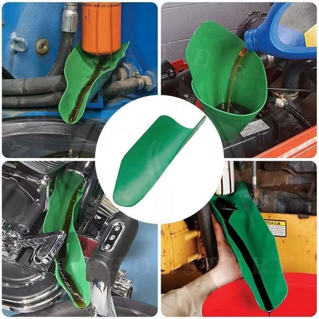 1x Flexible Oil Funnel Tool Car Refueling Longer Funnel Draining Guide Tool UK