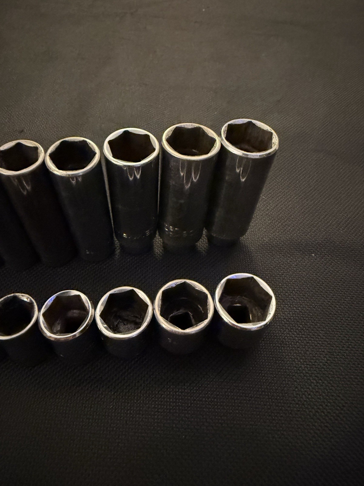 Mac Tools 18 Piece 1/4” Chrome Socket Deep – Deep – Shallow – M6 – MD6 – 6-14