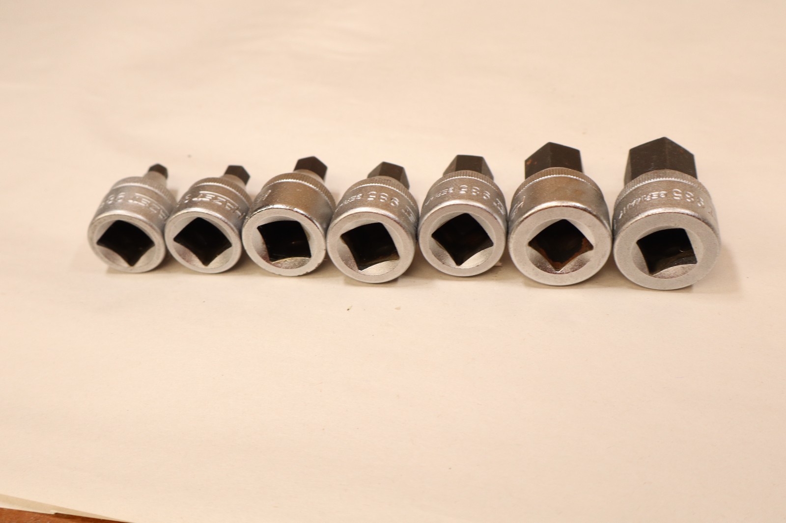 Hazet Germany 985 Socket set, Hex bit, 1/2″ dr 6,8 10mm, 12mm, 14mm, 17mm, 19mm.