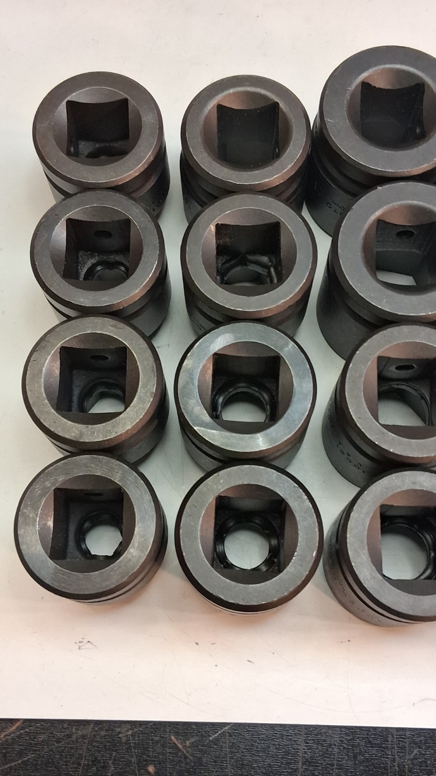 NOS PROTO PROFESSIONAL 18 PIECE 1″ DRIVE 6 POINT IMPACT SOCKET SET & EXTENSIONS