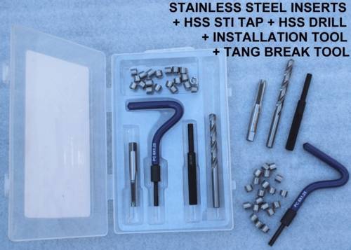 UNC UNF THREAD REPAIR INSERT KIT 12 3/16 1/4 5/16 3/8 1/2 5/8 3/4 HELICOIL SAE
